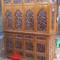 Harga Mimbar Masjid Ukiran Kaligrafi Murah Dan Terlengkap di Jepara