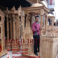 Mimbar Masjid Kubah Model Pintu Samping Murah Ukiran Kaligrafi