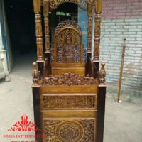 Mimbar Masjid Kubah Model Pintu Samping Murah Ukiran Kaligrafi