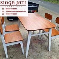 Kursi Kafe Scandinavia Minimalis Elegan Kayu Jati