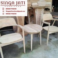 Harga Kursi Kafe Minimalis Kayu Jati