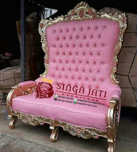 Kursi Sofa Sandaran Tinggi Mewah