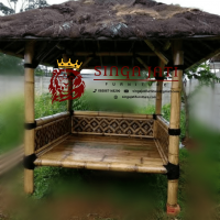 Model Gazebo Bambu Minimalis Untuk Taman