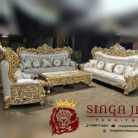 Sofa Mewah Terbaru Kayu Jati Ukir Jepara Kualitas Terbaik
