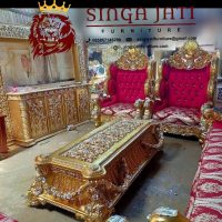 Set Sofa Mewah Kayu Jati Ukir Jepara Terbaru Modern