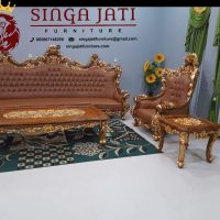 Jual Set Sofa Ukir Minimalis Modern Kayu Jati