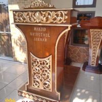 Jual Mimbar Khutbah Minimalis Modern Murah
