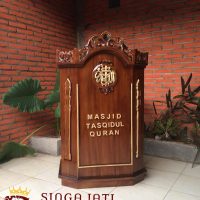 Jual Mimbar Khutbah Minimalis Modern Murah