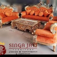 Sofa Mewah Ruang Tamu Jati Original Ukir Jepara