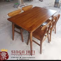 Meja Makan Jati Minimalis Modern Harga 3 Jutaan
