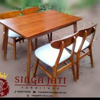 Meja Makan Jati Minimalis Modern Harga 3 Jutaan